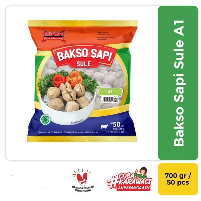 

Kirim,HariYgSama- BAKSO SAPI SULE A1 700GR ISI 50PCS BASO KARAWACI