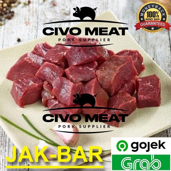 

Kirim,HariYgSama- Daging Sapi KNUCKLE Australia RENDANG/SOP/SOTO/EMPAL/RAWON Frozen 500g