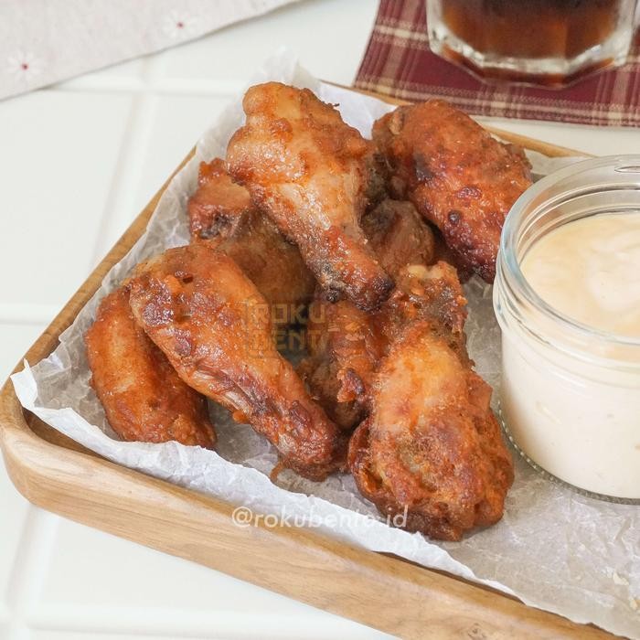 

Kirim,HariYgSama- BBQ Chicken Wings 1/2KG Roku Bento BSD Frozen 500Gr