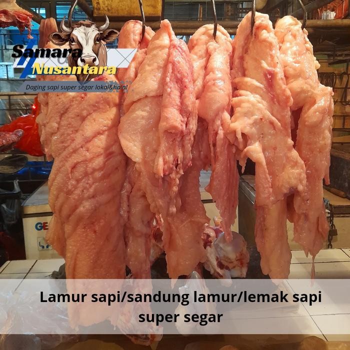 

Kirim,HariYgSama- lemak sandung lamur sapi 1kg di jamin super segar lokal