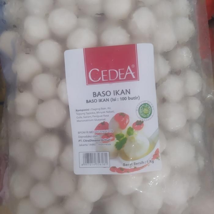 

Kirim,HariYgSama- CEDEA baso ikan fish ball kecil 1kg isi 100 butir bakso ikan halal