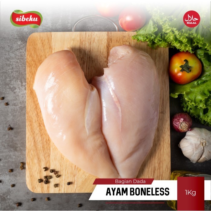 

Kirim,HariYgSama- Ayam Dada Tanpa Tulang Halal 1 kg Frozen Food - Sibeku