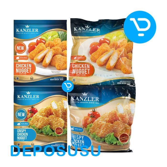 

Kirim,HariYgSama- Kanzler Chicken Nugget Nuget Crispy Krispy Krispi Naget 450g