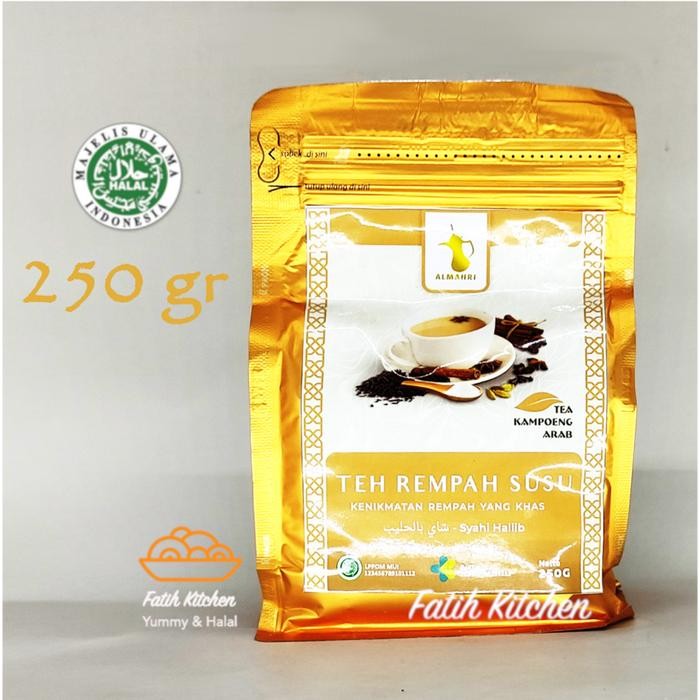 

Terlaris- Al Mahri Teh Rempah Susu 250 Gr Dari Kampoeng Arab - Syai Haleeb Minuman Instan