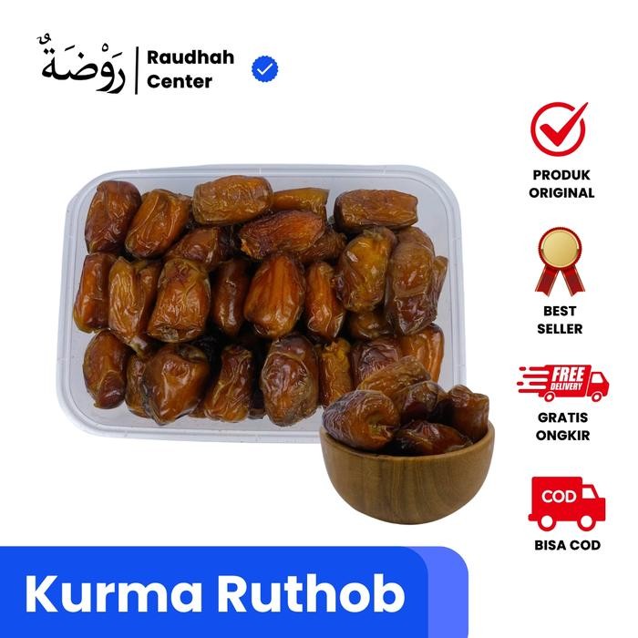 

Kirim,HariYgSama- Kurma Ruthob Libya Premium King Dates 500 gram - Snack Makanan - Food