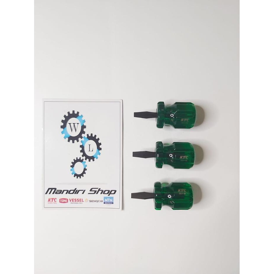 MIRAI - Obeng Stubby / Obeng Cebol Minus KTC SD1-M