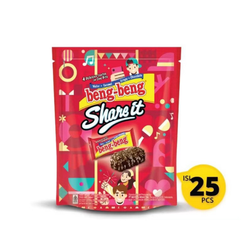 

BENG BENG SHARE IT FESTIVE BENGBENG POUCH ISI 25 pcs