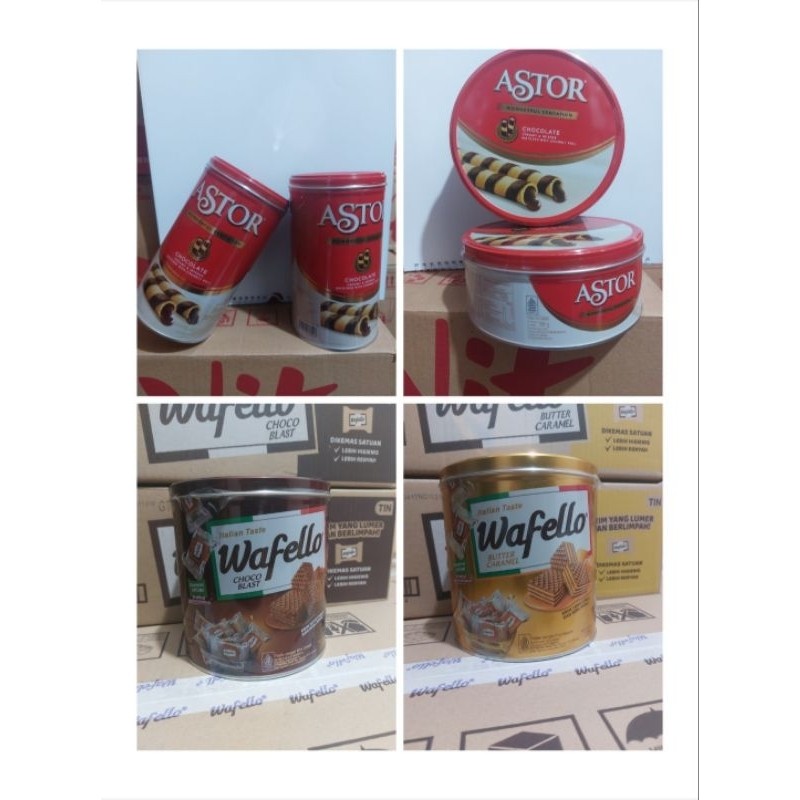 

Astor kaleng dan Waffelo kaleng