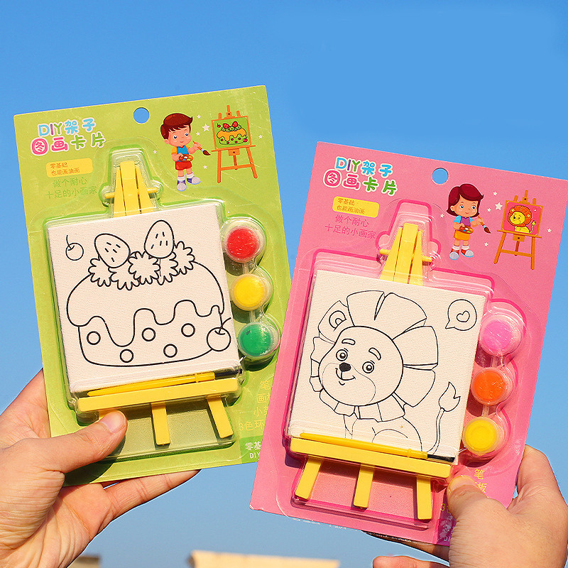 

Children'S Diy Shelf Drawing Board Creative Cartoon Hand-Drawn Graffiti Coloring Kindergarten Art