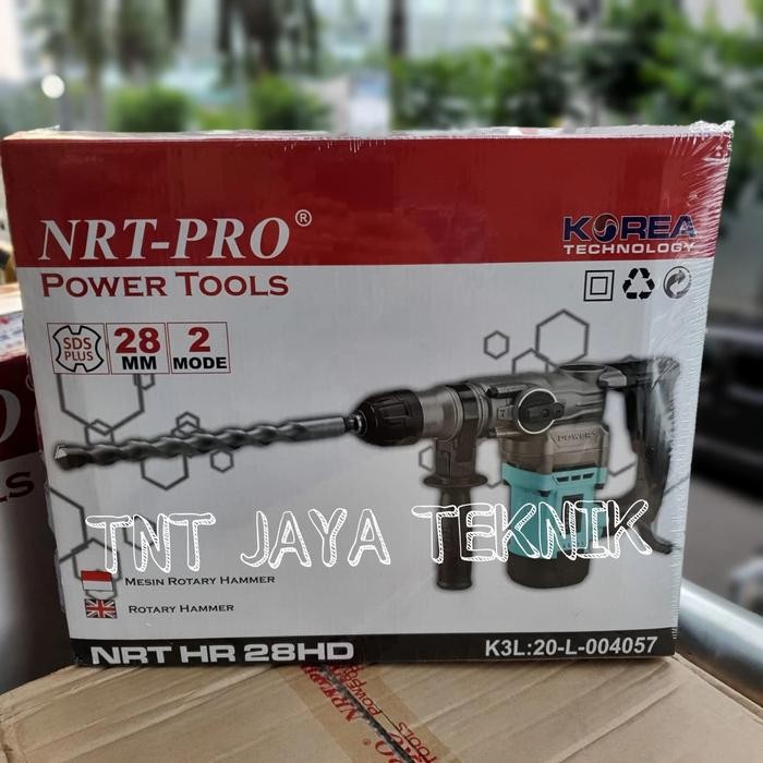 Nrt Pro Hr 28 Hd Mesin Bor Beton Bobok / Rotary Hammer Drill Nrt-Pro