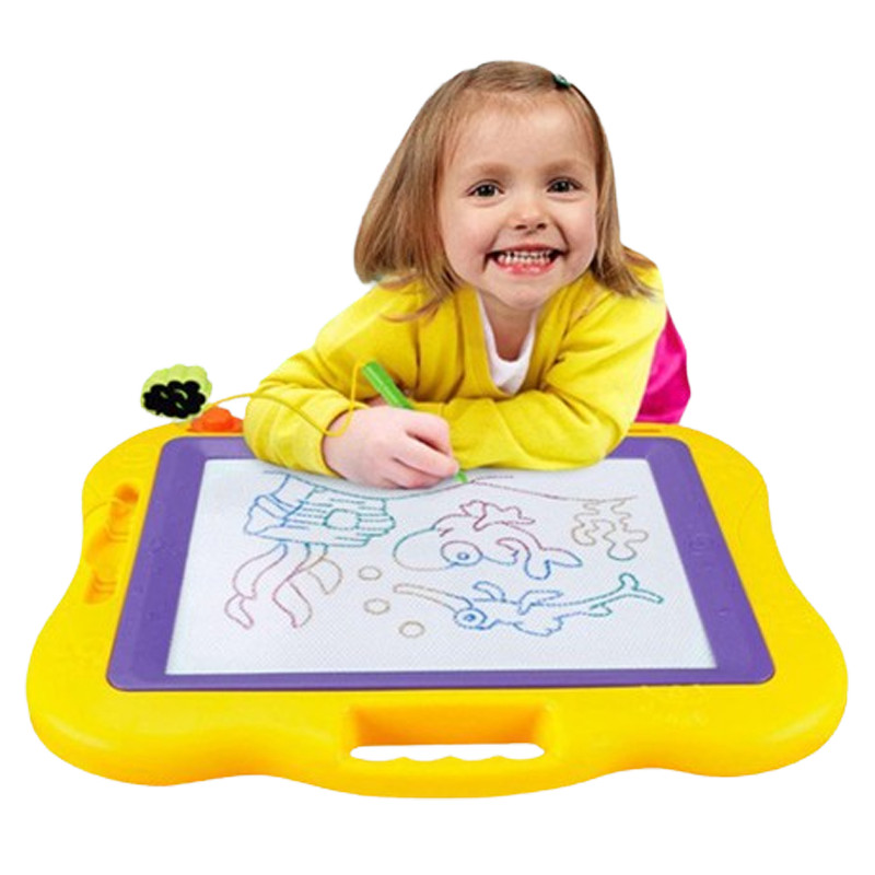 

Kids Color Graffiti Board Toy Kids Early Stage Artistic Painting Toy Magnetic Cartoon Drawing Board