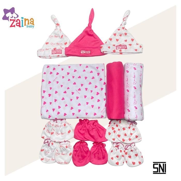 Auraby- Bedong Set Topi & Sarung Tangan Sarung Kaki