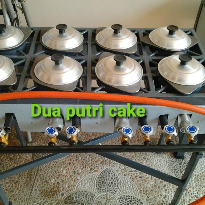 Cetakan Martabak Mini/Unyil 13Cm + Tutup & Kape Stainless - Asli