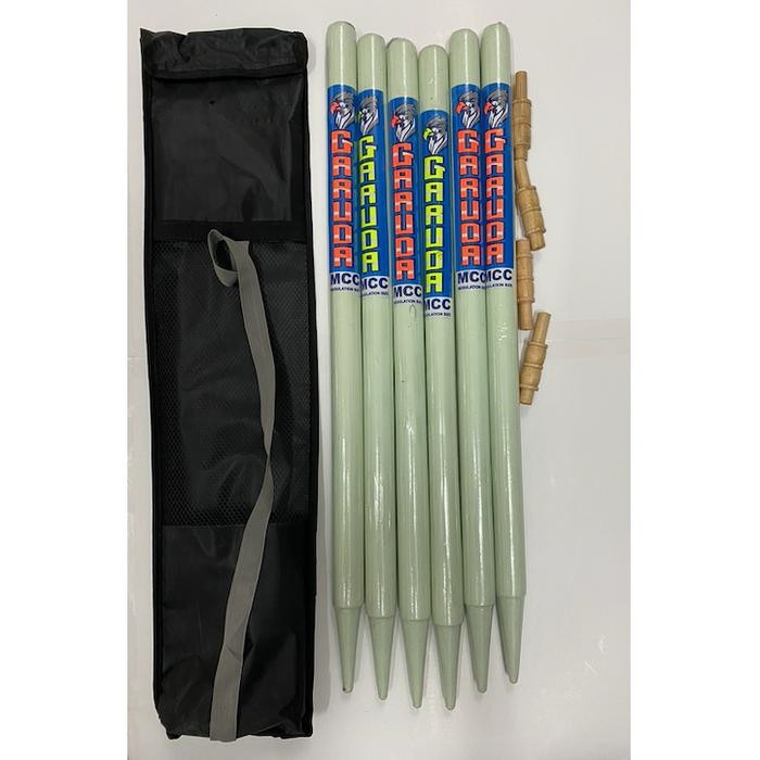 

ready stok cricket stumps garuda wood stump mcc star original