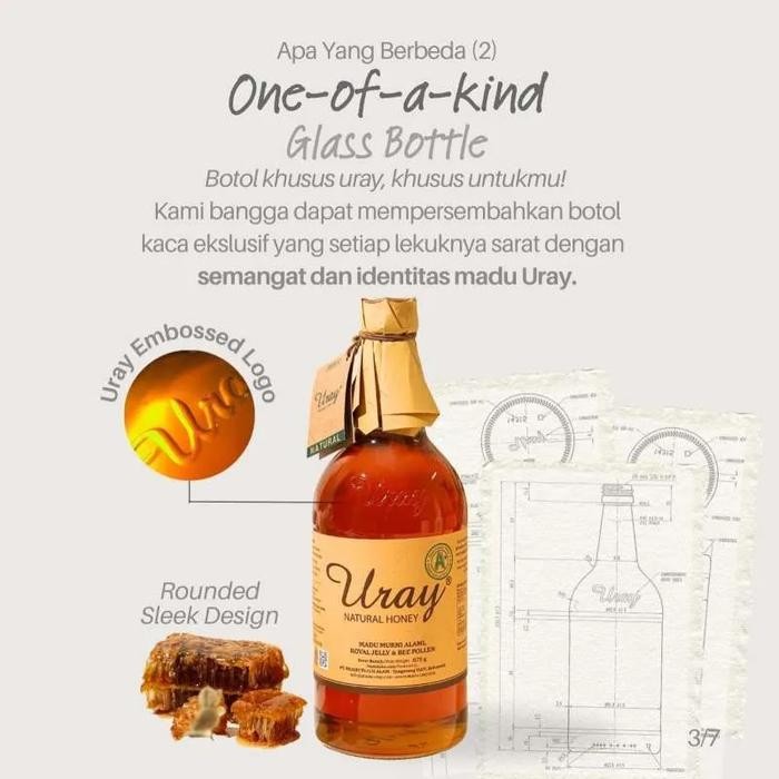 

Terlaris- Madu Uray Natural Honey 875 Gram 640 Ml Original -Gratisongkir