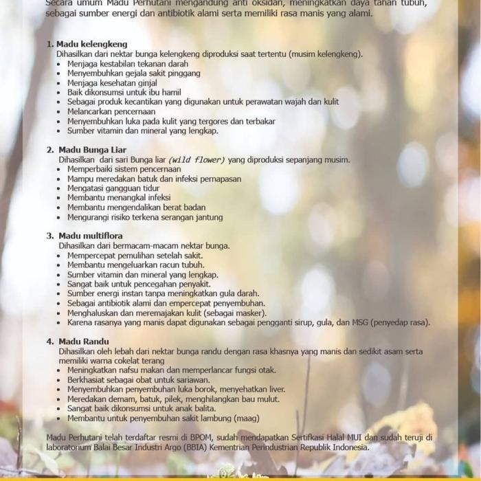 

Terlaris- Madu Asli Perhutani, Randu 650Ml -Gratisongkir
