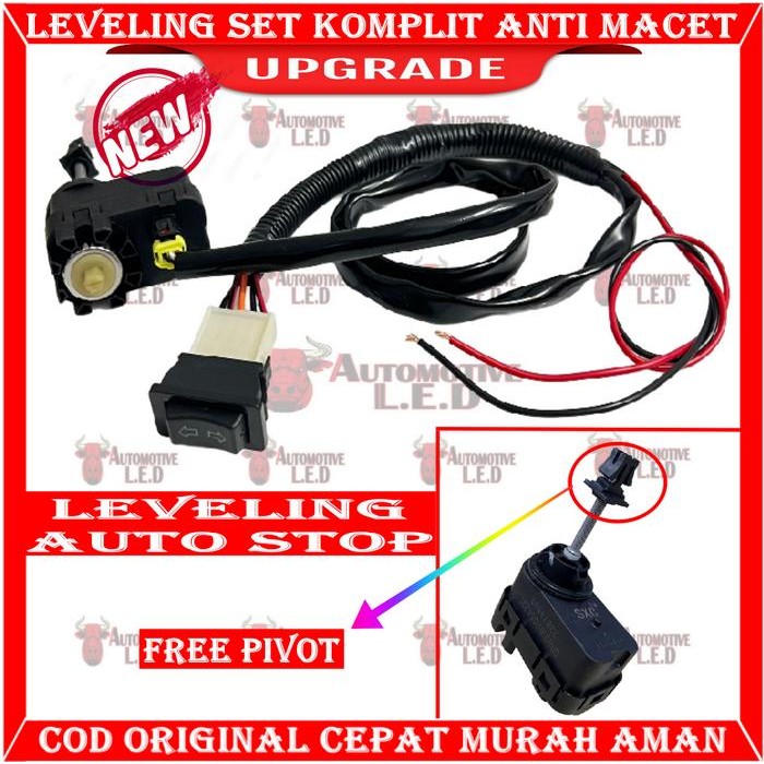 ORIGINAL ALAT ELEKTRIK LEVELING LAMPU 1 DINAMO PLUS SAKLAR NAIK TURUN LEVELING LAMPU PROJECTOR