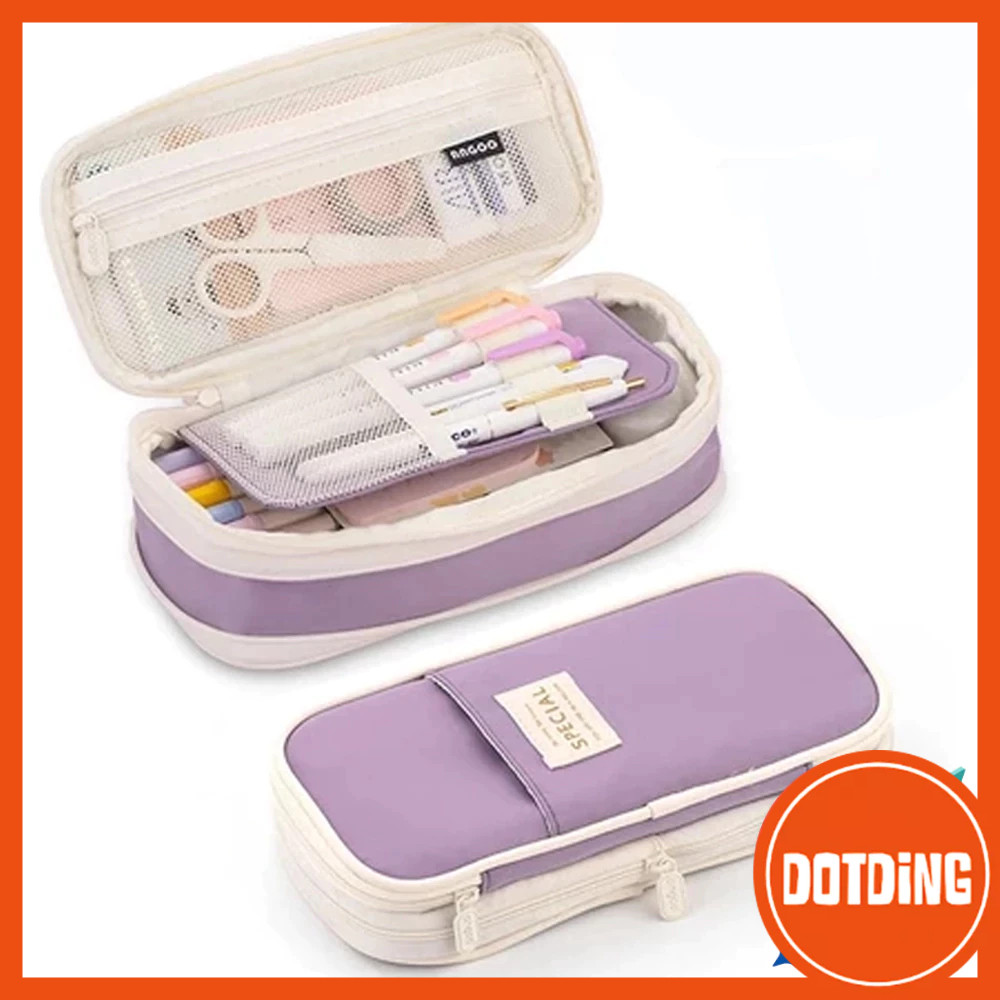 

[COD] Angoo Kawaii Pencil Cases Large Capacity Pencil Bag Pouch Holder Box for Girls Office Student