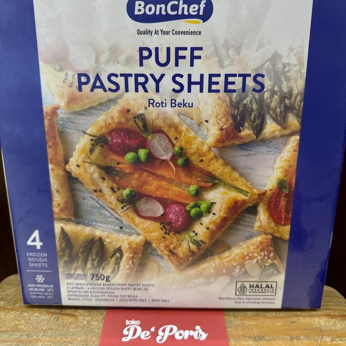 

Kualitas No1 Bon Chef Puff Pastry 750Grm