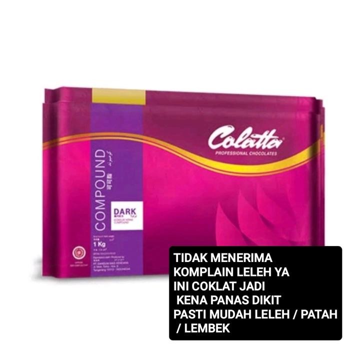 

Diskon Colatta Cokelat Dark Compound 1 Kg Original Kemasan Asli Colata