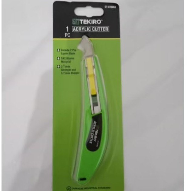 

Tekiro Pisau Cutter Akrilik 10mm / alat pemotong akrilik 10mm / Acrylic Cutter