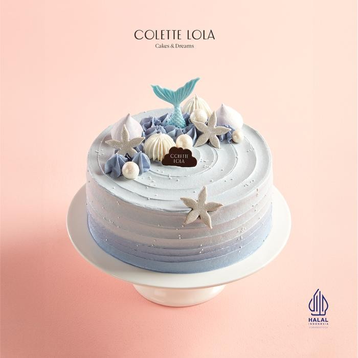 

NewZbgt- Kue / Cake Colette Lola Mermaid - Round 20cm