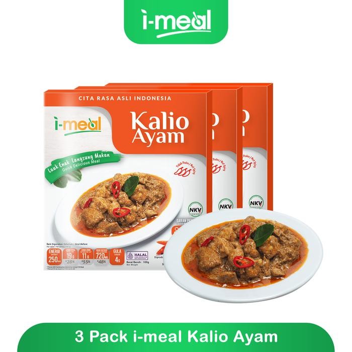 

NewZbgt- Ayam Kalio 100 g i-meal Siap Makan - 3 pcs
