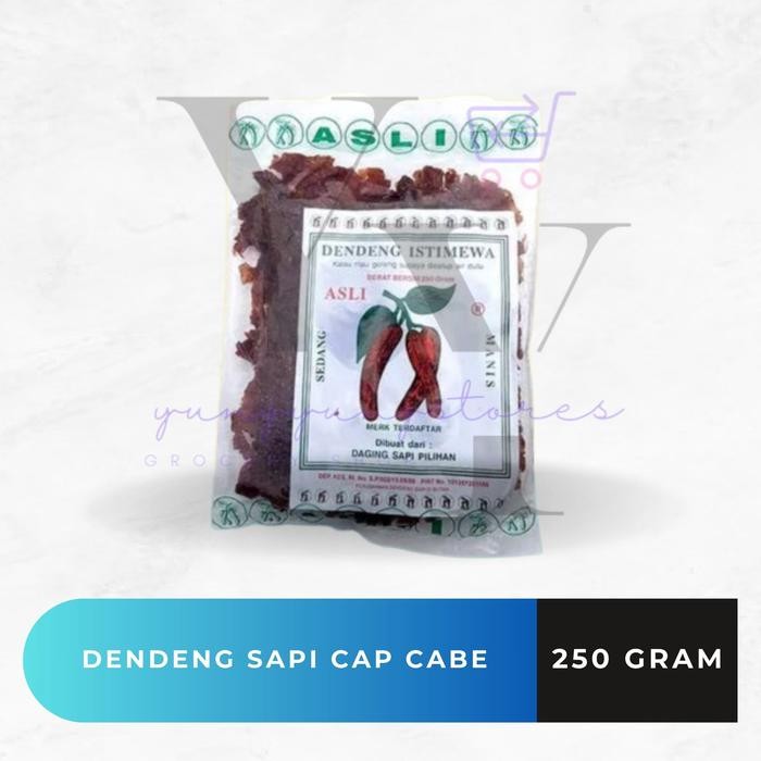 

NewZbgt- Dendeng Sapi Istimewa Cap Cabe Asli 250 gram