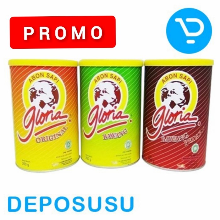 

NewZbgt- Abon Sapi GLORIA 250gr (rasa: Original, Bawang, Bawang Pedas)