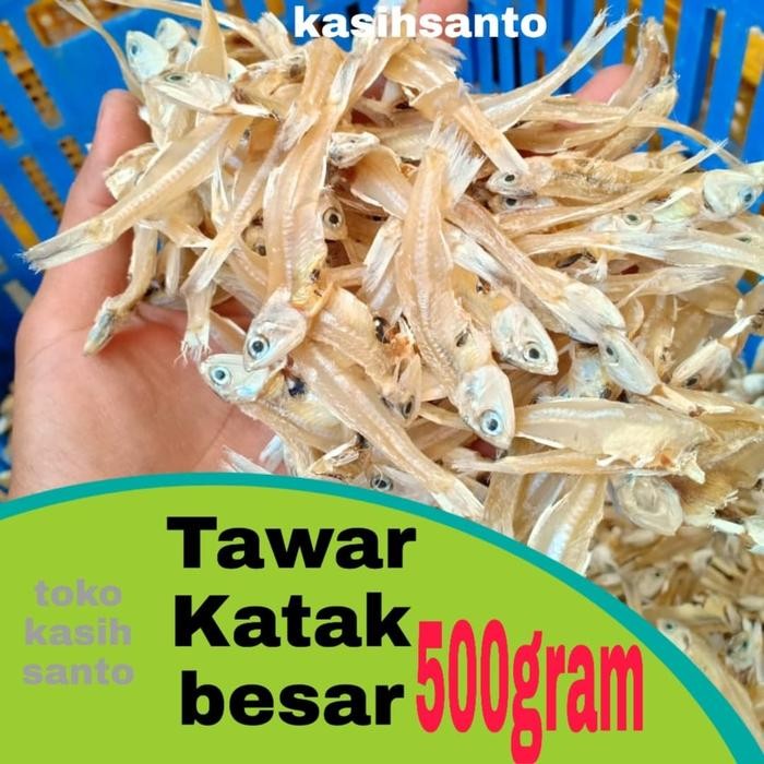 

NewZbgt- ikan asin teri tawar katak super-500gram