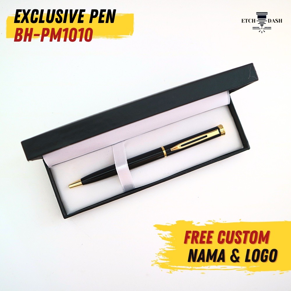 

Pulpen Promosi Custom Free Cetak Nama dan Logo Pulpen Souvenir Merchandise - Exclusive Pen BH-PM1010