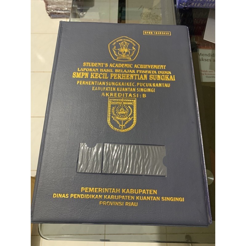 

Map rapot isi 30 kantong