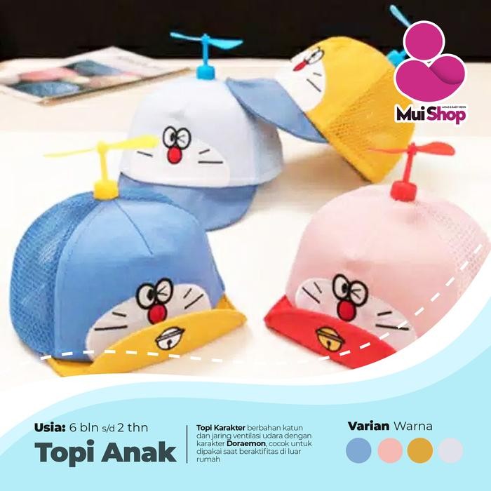 Promo Topi Baling Baling Doraemon Anak