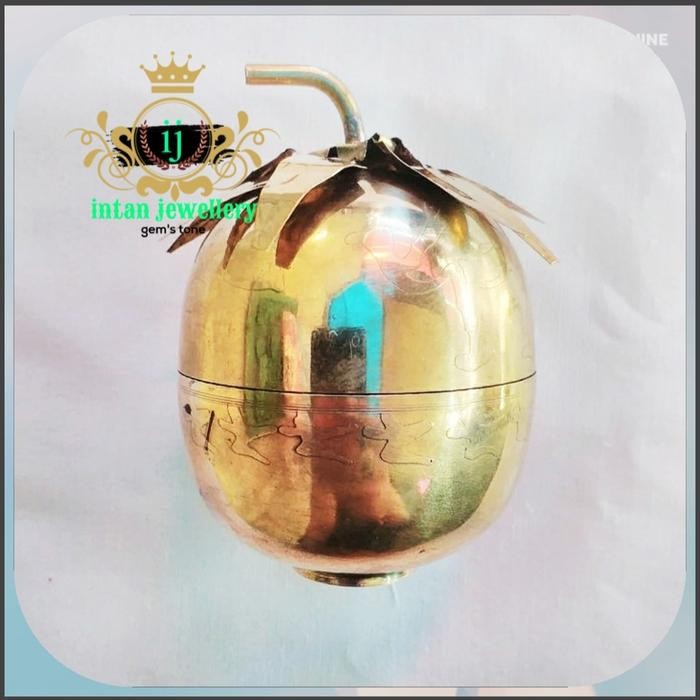 PREMIUM buhur apel jin asli turki full kuningan drat candu hitam