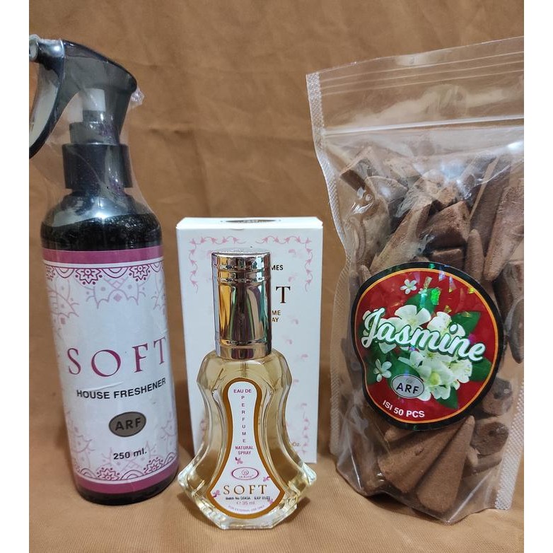 PREMIUM paket parfum pengharum ruangan arab SOFT /buhur kerucut/parfum
