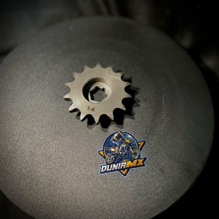 PREMIUM Gear Gir depan KLX 150 428-14T GENDONG Supermoto Spacer