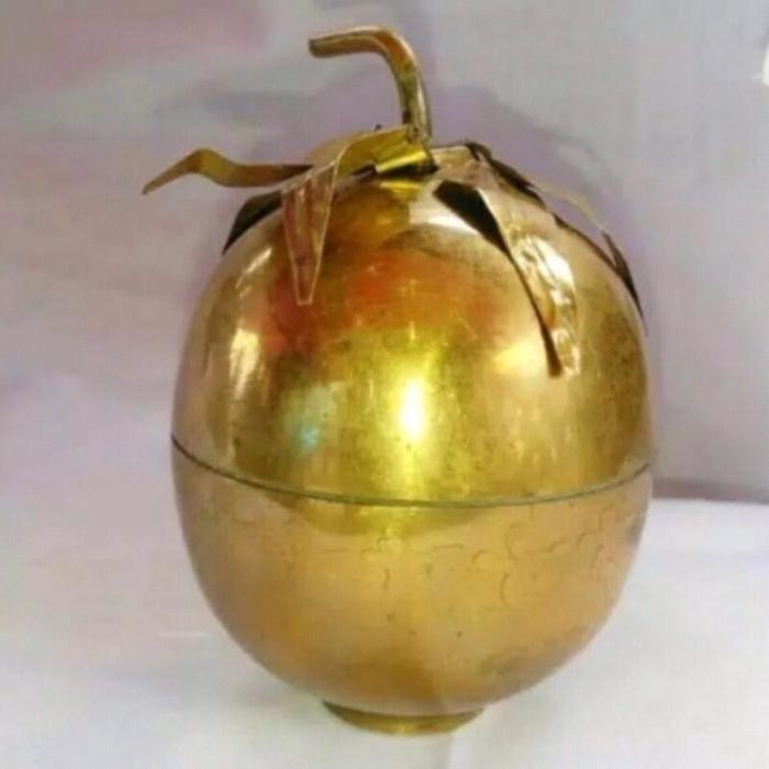 PREMIUM Buhur apel-jin drat asli Turki Kuningan ukuran besar candu hitam