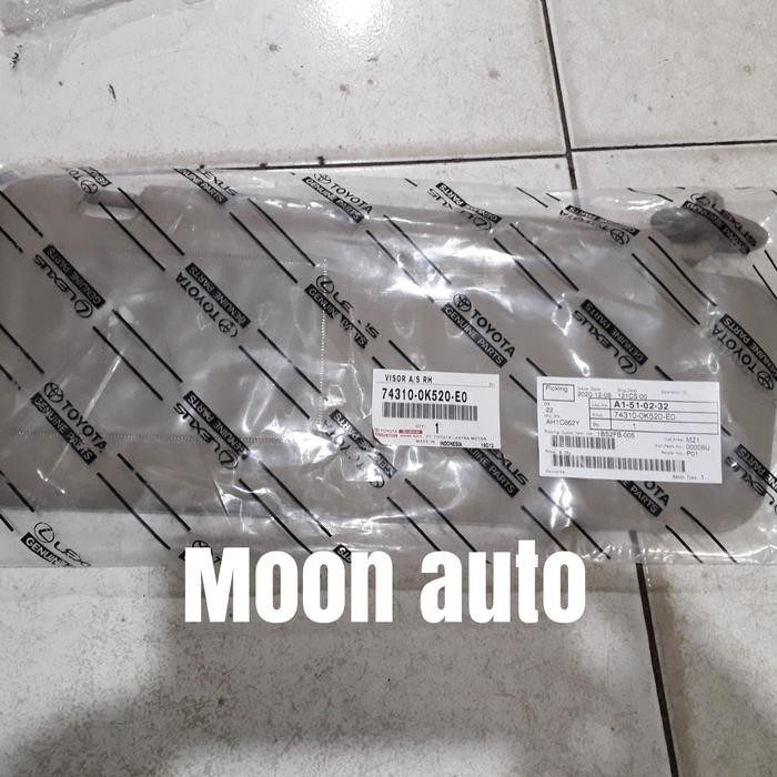 Ready Sunvisor fortuner kanan 2010 ori #moonauto