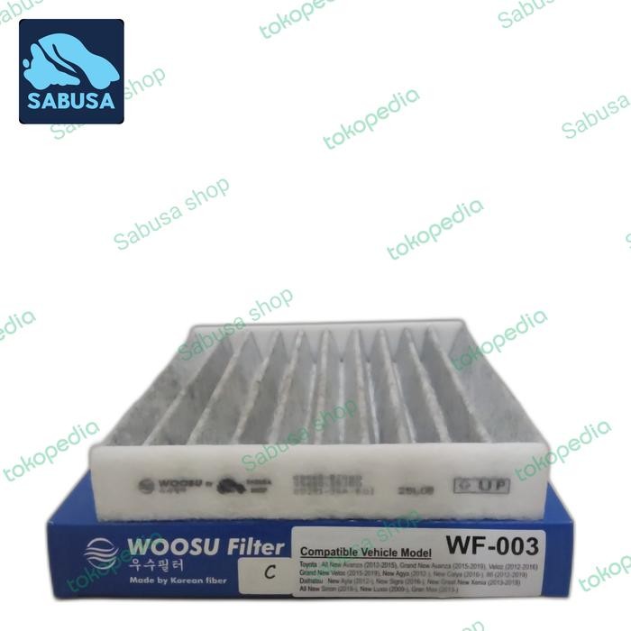 WOOSU Filter Saringan AC Kabin Avanza Xenia Veloz Premium Anti Baeri