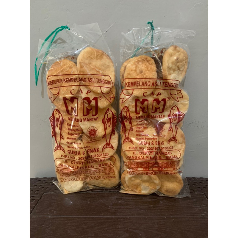 

Sajiandapur Kerupuk Kemplang Panggang Cap Mm Besar Asli Bangka Favorit Oleh Oleh