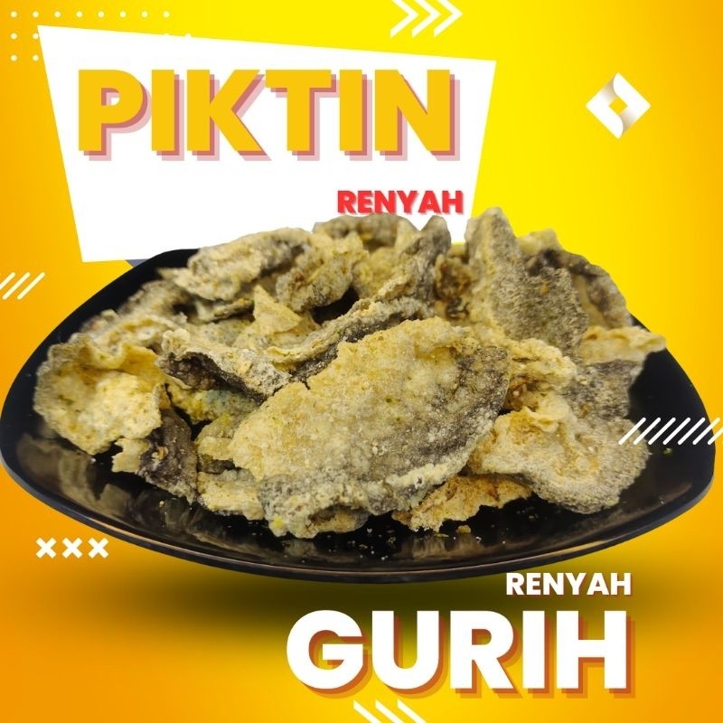 

Sajiandapur Keripik Kulit Ikan Patin Piktin Kemasan Toples Mini