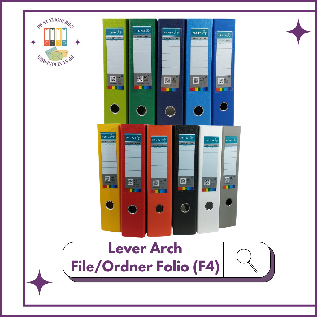 

Penpal Lever Arch File / Ordner Folio (PL-401)