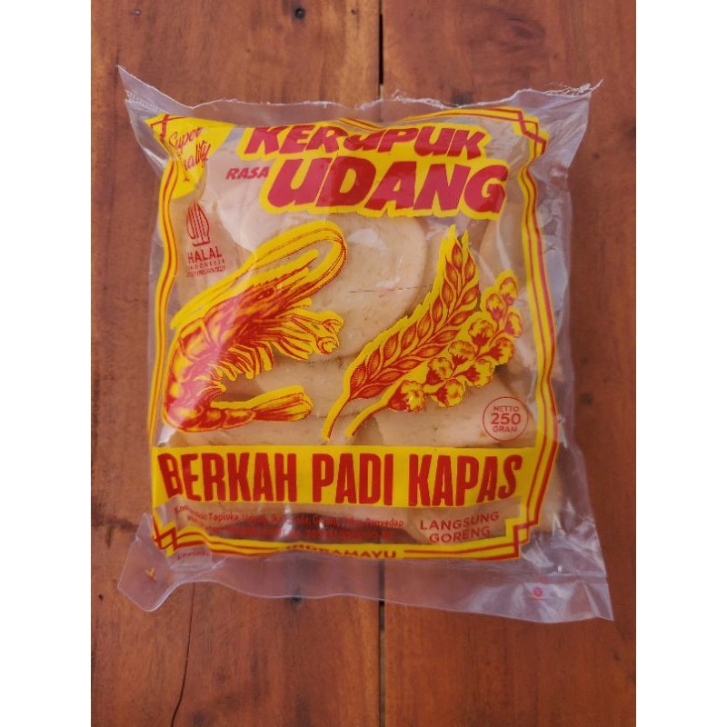 

Sajiandapur Kerupuk Udang Sedang Berkah Padi Kapas 250 Gram