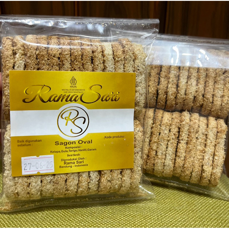 

Sajiandapur Kue Sagon Bakar Bandung Gurih Kelapa Bentuk Oval