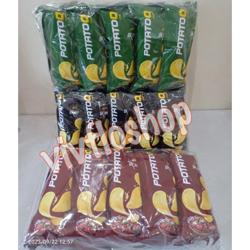 

Sajiandapur Keripik Kentang Potatoq Chips (Kemasan Isi 10)