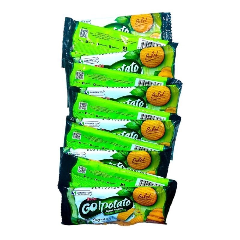 

Sajiandapur Biskuit Sehat & Trendy : Brio Go! Potato 17 Gram Cita Rasa Wow!