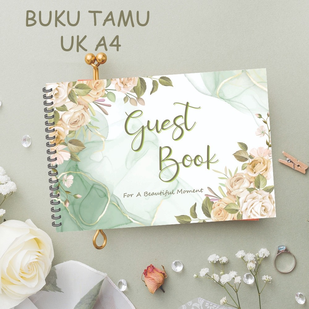 

UM1 Buku tamu Pernikahan/Guest Book/wedding/Buku Tamu undangan pesta pernikahan