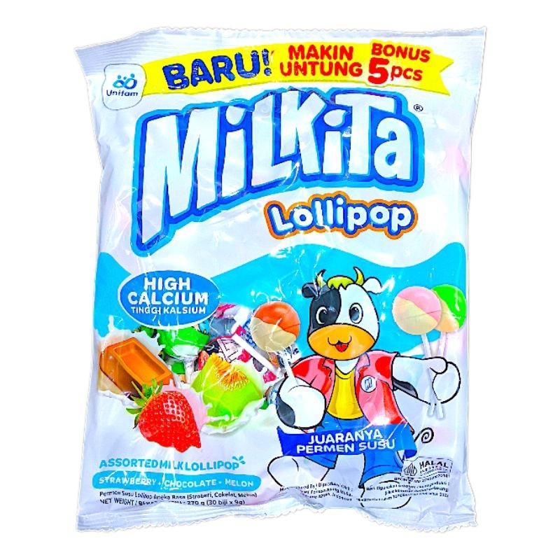 

Sajiandapur Lolipop Dibuat Pake Susu Asli: Milkita Lolipop Zak Permen Lolipoo Penuh Kean Gizi Buat