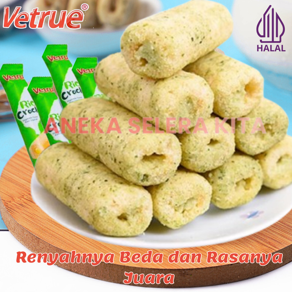 

Sajiandapur Vetrue Taiwan Flavour Rice Crackers Bentuk Stick Rasa Cheese & Vegetable Halal 200Gr