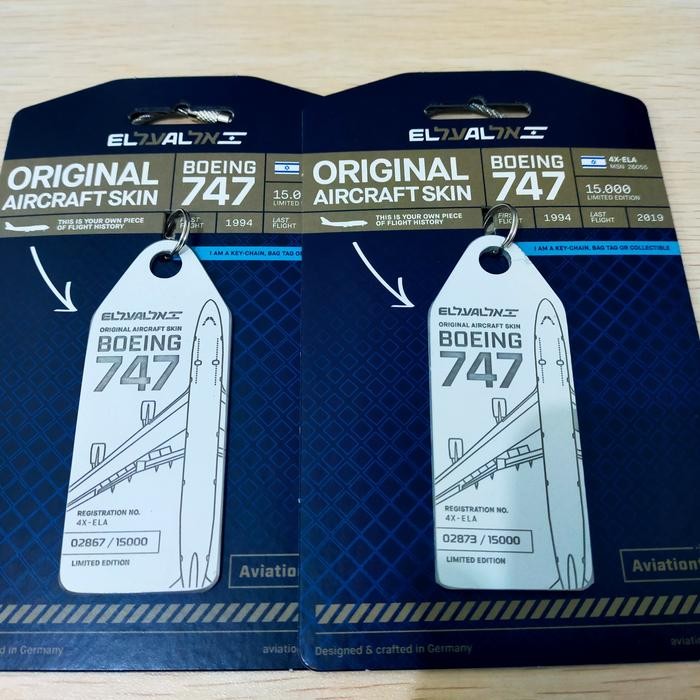 Aviation Tag EL AL 747